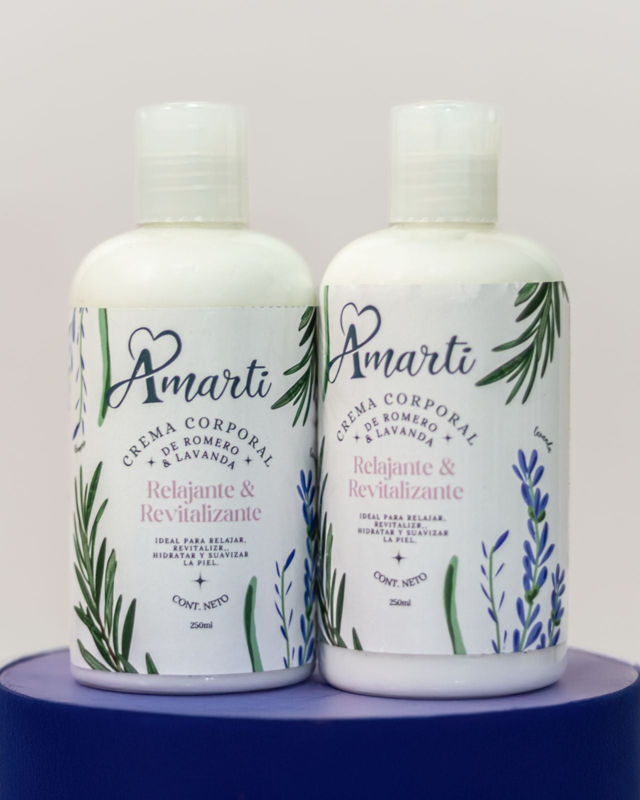 Crema Corporal Relajante de Lavanda y Romero AMARTI | Hidratación y Bienestar