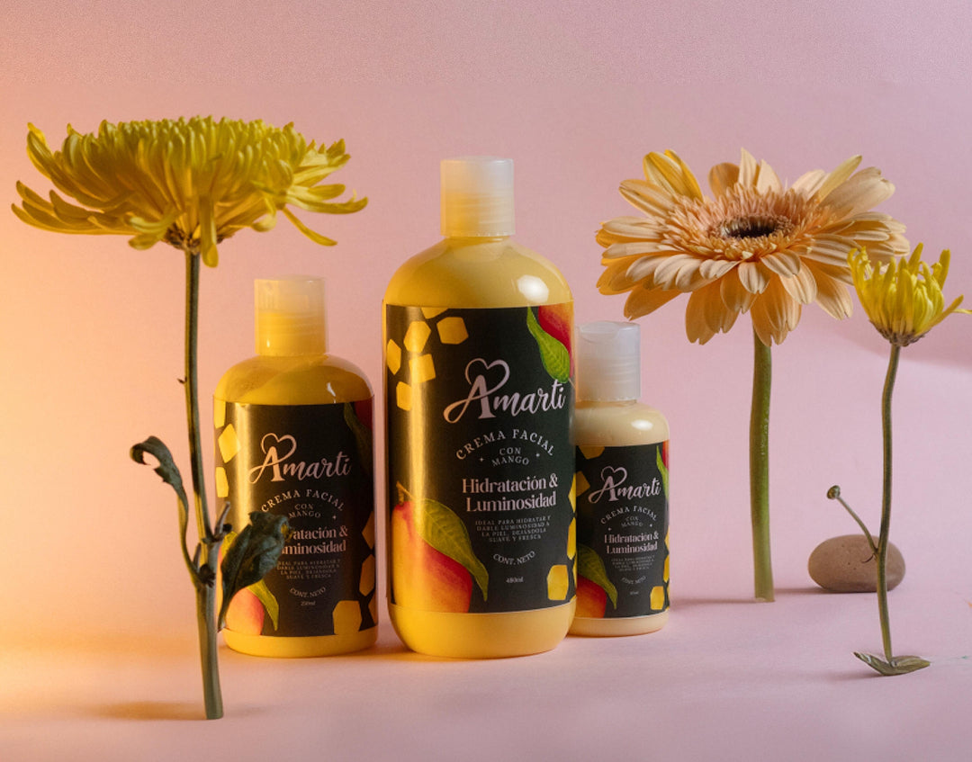 Crema Corporal Hidratante de Mango AMARTI | Nutrición Antioxidante y Rápida Absorción