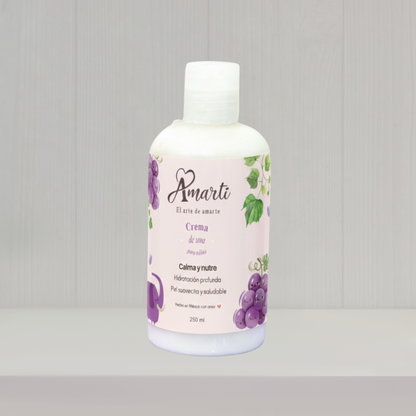 Crema Facial Antioxidante de Aceite de Uvas AMARTI | Astringente para Piel Grasa