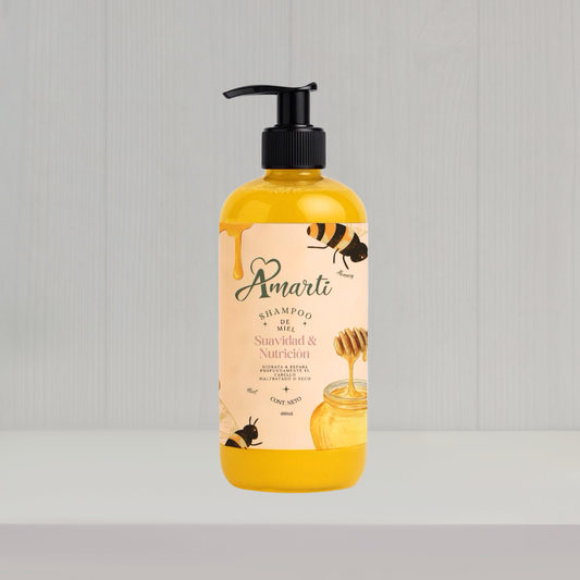 Shampoo Infantil sin Parabenos AMARTI 500 ml | Hidrata y da brillo | Cuidado delicado | Sin sulfato