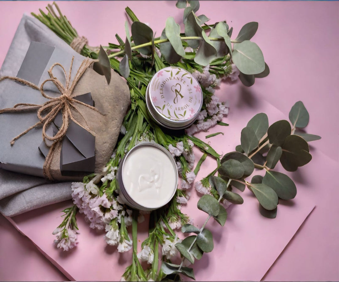 Desodorante Natural de Árbol de Té AMARTI | Sin Aluminio | Protección Antibacteriana