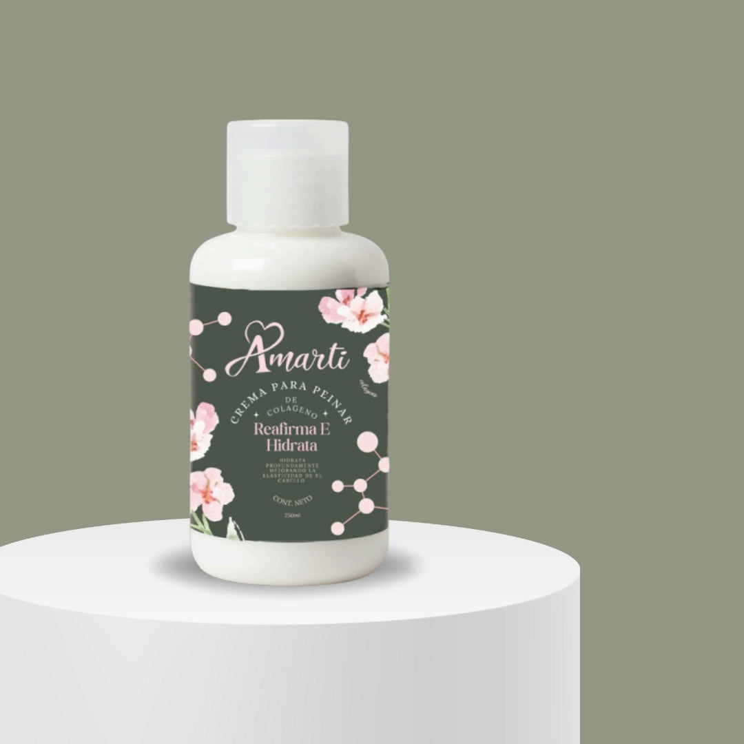 Crema corporal de almendras natural Amarti para hidratación profunda sin parabenos
Shampoo natural de bergamota Amarti para cabello graso sin sulfatos  
Crema facial anti-edad Amarti con ingredientes naturales mexicanos
Kit completo Amarti cosmética natural libre de químicos